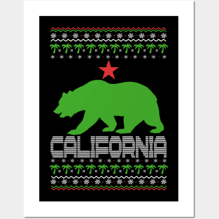 California Republic Bear State Flag Posters and Art